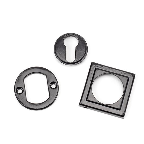 Round Euro Escutcheon Square