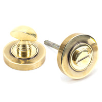 Round Thumbturn Set Plain Rose