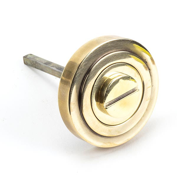 Round Thumbturn Set Art Deco Rose