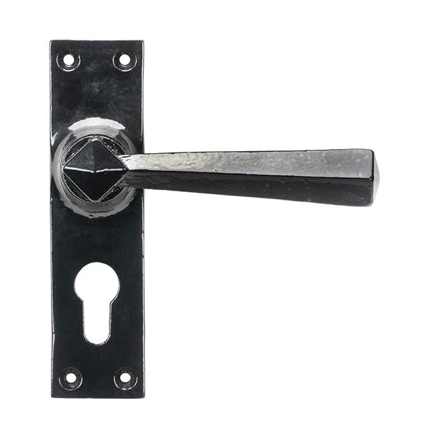 Straight Lever Euro Lock Set