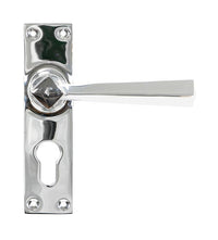 Straight Lever Euro Lock Set