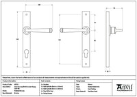 Avon Slimline Lever Espag. Lock Set