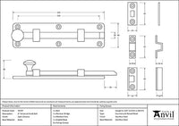 6" Universal Bolt