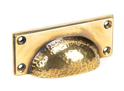 Hammered Art Deco Drawer Pull