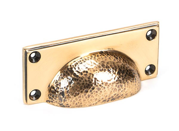 Hammered Art Deco Drawer Pull