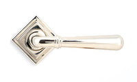 Newbury Lever on Rose Set Square Rose (Sprung)