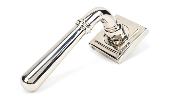 Newbury Lever on Rose Set Square Rose (Sprung)