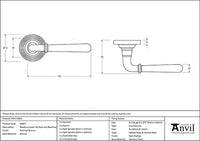 Newbury Lever on Rose Set Beehive Rose (Sprung)