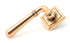 Newbury Lever on Rose Set Square Rose (Sprung)