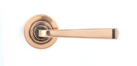 Avon Round Lever on Rose Set Plain Rose (Sprung)