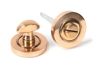 Round Thumbturn Set Plain Rose