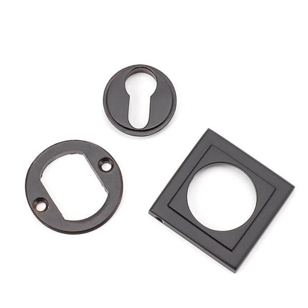 Round Euro Escutcheon Square