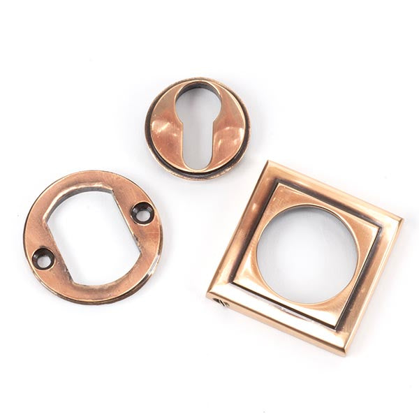 Round Euro Escutcheon Square