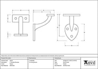 2" Handrail Bracket