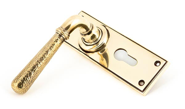 Hammered Newbury Lever Euro Lock Set