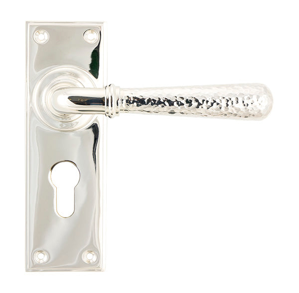 Hammered Newbury Lever Euro Lock Set