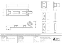 6" Monkeytail Universal Bolt