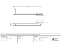 8" Roller Arm Stay