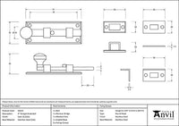 4" Universal Bolt