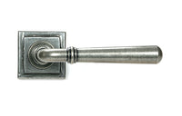 Newbury Lever on Rose Set Square Rose (Sprung)