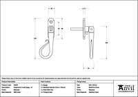 Left-Handed Shepherd's Crook Espag