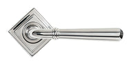 Newbury Lever on Rose Set Square Rose (Sprung)