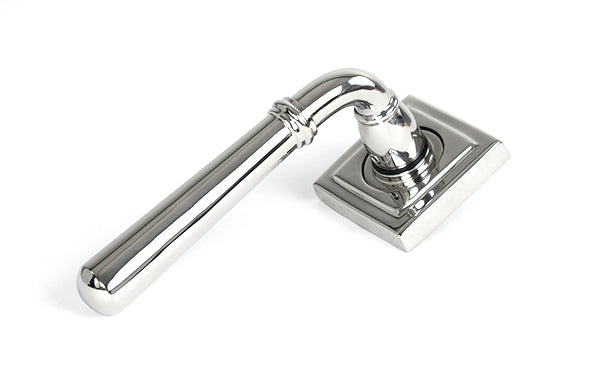 Newbury Lever on Rose Set Square Rose (Sprung)