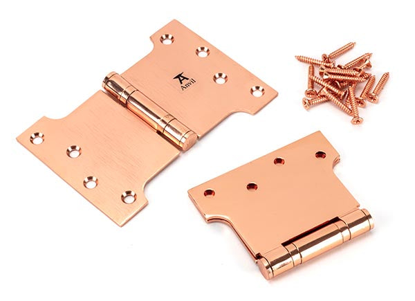 4" x 4" x 6" Parliament Hinges SS (pair)