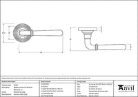 Newbury Lever on Rose Set Beehive Rose (Unsprung)