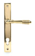 Reeded Slimline Lever Espag. Lock Set