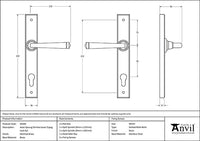 Avon Slimline Lever Espag. Lock Set