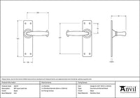 Classic Lever Latch Set Standard