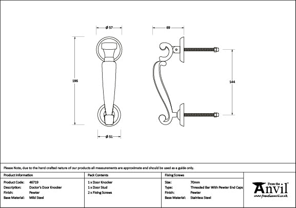 Doctor's Door Knocker