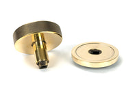 Brompton Centre Door Knob Plain Rose