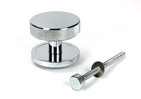 Brompton Centre Door Knob Plain Rose