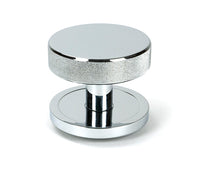 Brompton Centre Door Knob Plain Rose