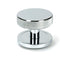 Brompton Centre Door Knob Plain Rose