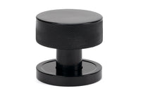 Brompton Mortice/Rim Knob Set Plain Rose