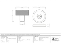 Brompton Mortice/Rim Knob Set Plain Rose