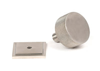 32mm Brompton Cabinet Knob Square Rose