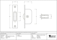 Square Ended Sash Pulley 75kg