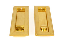 175mm Art Deco Rectangular Pull - Privacy Set