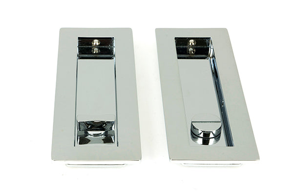 175mm Plain Rectangular Pull - Privacy Set