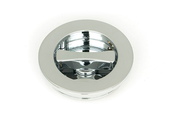 60mm Plain Round Pull - Privacy Set