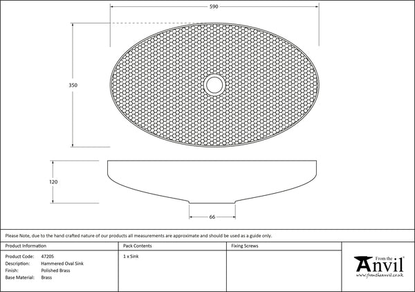 Oval Sink