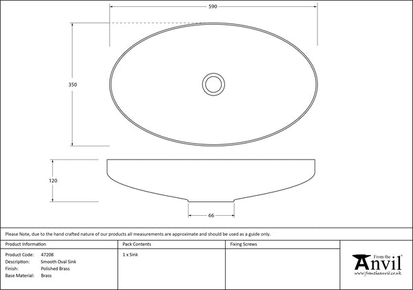 Oval Sink