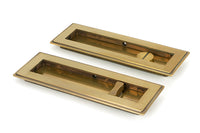 175mm Art Deco Rectangular Pull - Privacy Set