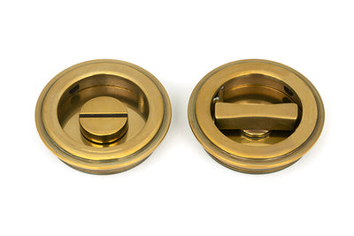 60mm Art Deco Round Pull - Privacy Set