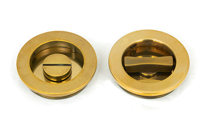 60mm Plain Round Pull - Privacy Set