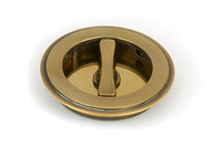 75mm Plain Round Pull - Privacy Set